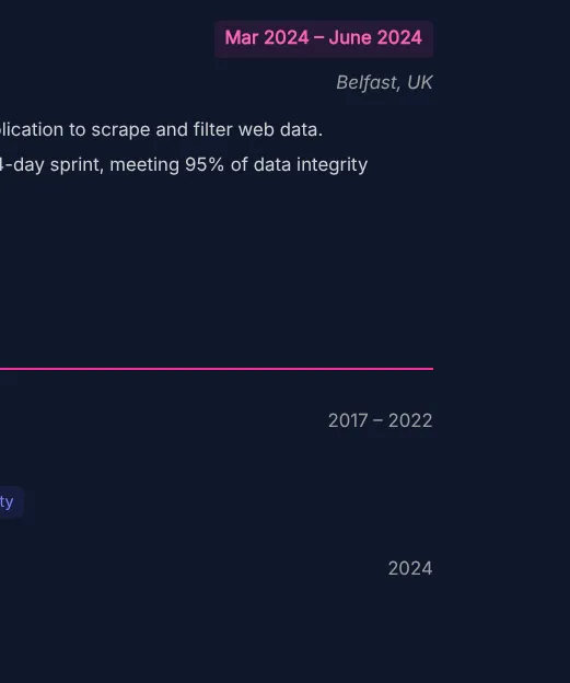 Portfolio Site Preview